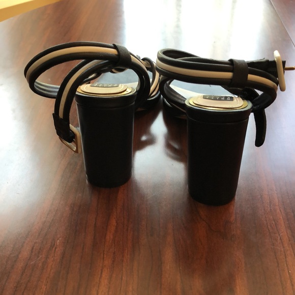 White House Black Market Nova Mixed Knot High Heeled Sandals - Picture 3 of 8